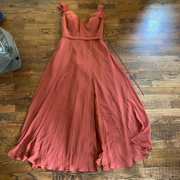 Terracotta Bridesmaids dresses - Picture 3 of 13